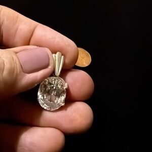 Sterling Silver CZ Pendant